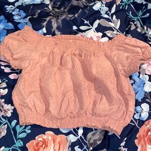 Off the Shoulder Crop Top. Fits extra small/small